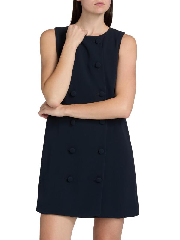 #2: فستان قصير قصير قصير بصدر مزدوج من Alaya - القوات البحرية