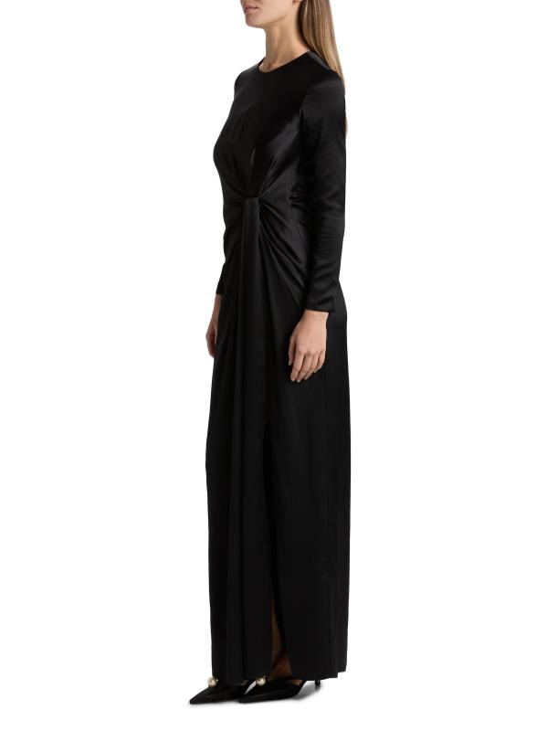 #3: فستان تشارميوز الحريري المزركش من سالومي - أسود