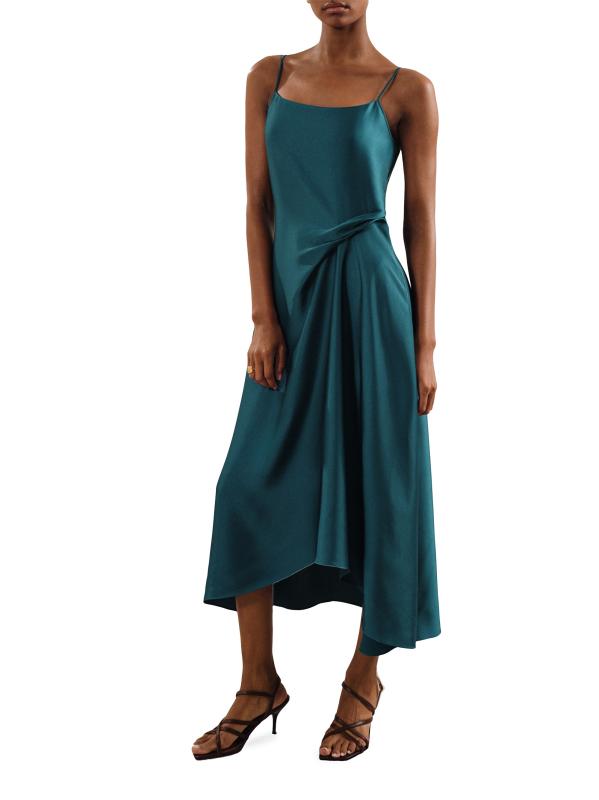 Shop Reiss - Zoey Draped Slip Dress | Saks Fifth Avenue
