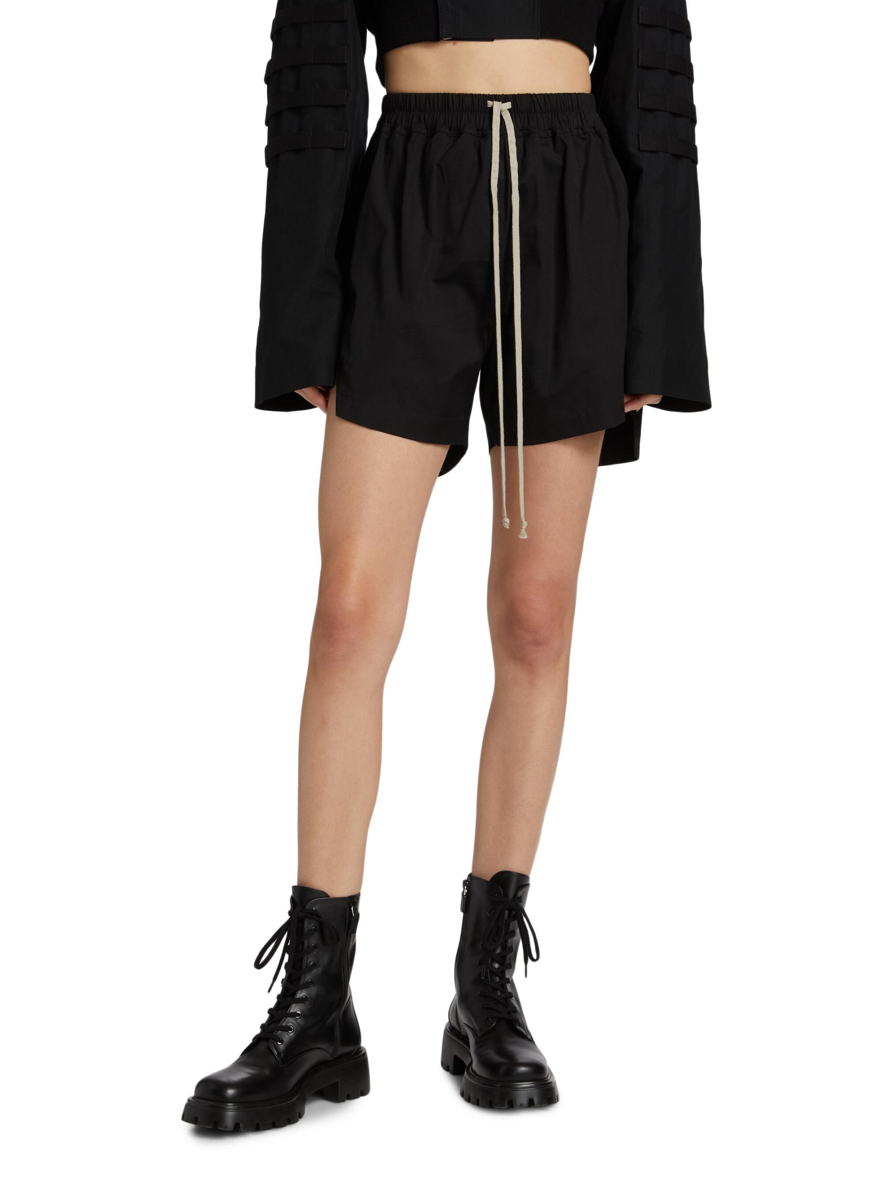 【RICK OWENS】ハリウッドフォグ ボクサー ショーツ ブラック Rick Owens - ハリウッド・ボクサー・ショーツ をオンライン購入