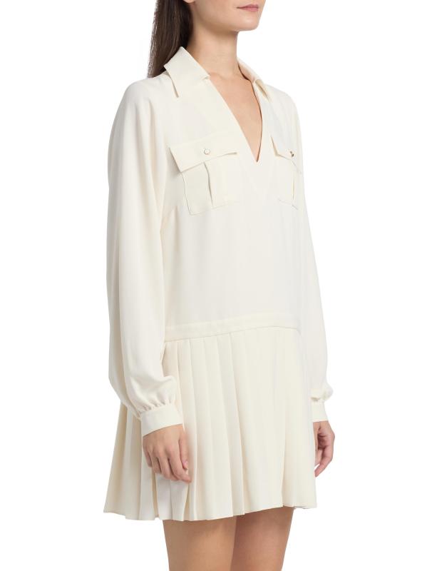 #3: فستان مرسيدس متعدد الاستخدامات مطوي - أبيض الشتاء