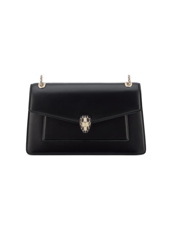 Serpenti Forever Leather Shoulder Bag