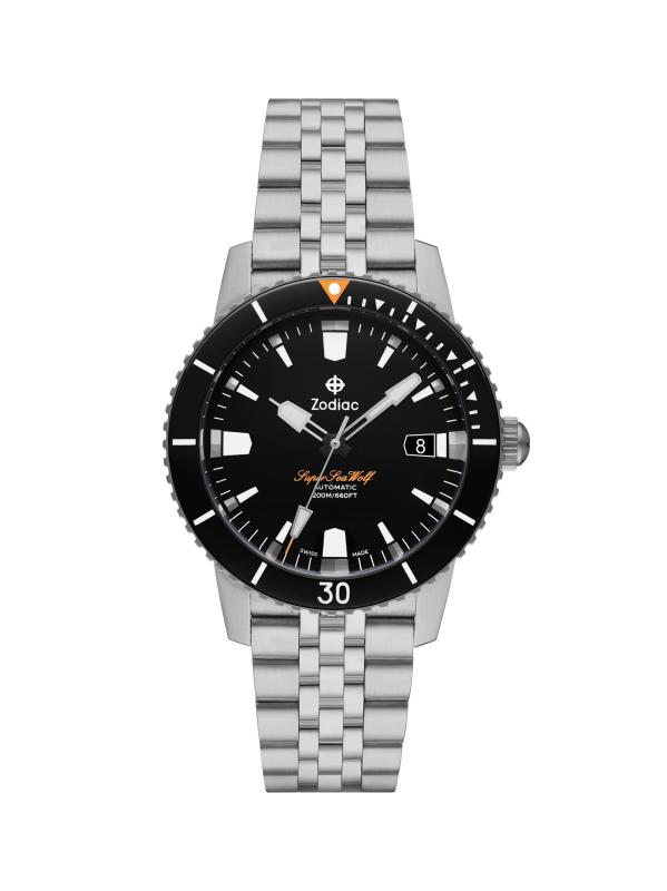 ساعة غوص سوبر سي وولف بالضغط من الفولاذ المقاوم للصدأ/40 مم