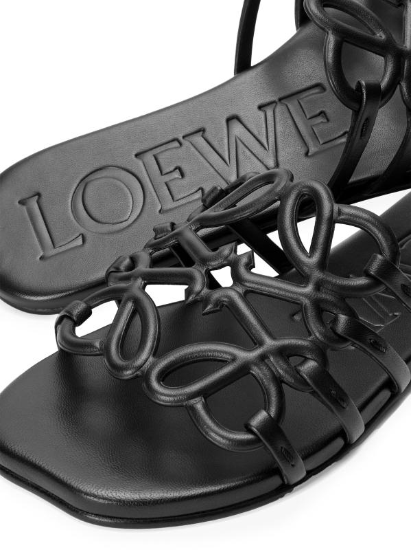 #4: شرائح بيتال أناجرام الجلدية - أسود