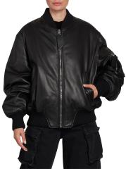 レザージャケット・コート THE ATTICO SS25 Bomber (250WCB00004 LBT128AA100) 64f4b7be-508c-414c-ae8c-