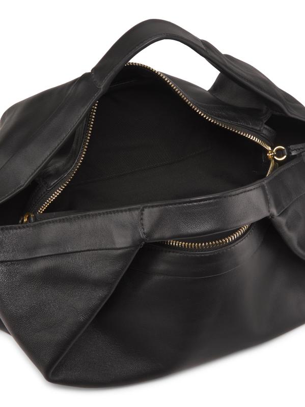 #4: حقيبة لونا ليذر هوبو - أسود