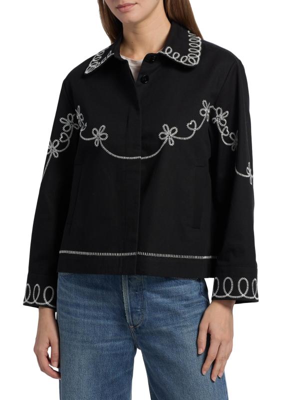 #2: جاكيت كيتون القطني - أسود