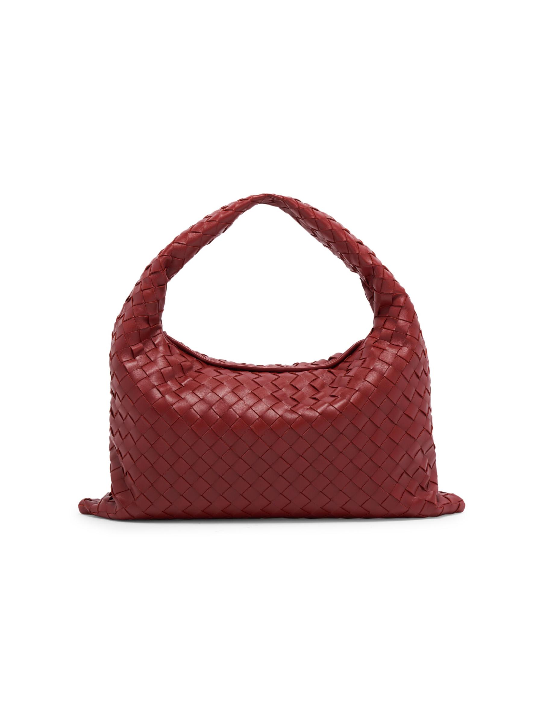 Shop Bottega Veneta - Small Hop Intrecciato Leather Hobo Bag