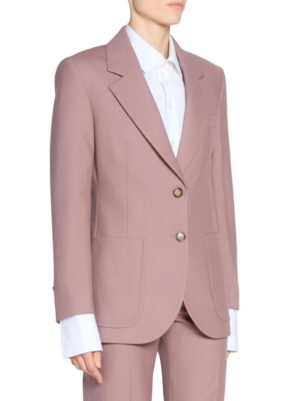 #3: جاكيت قطني وحيد الصدر بجيب مرقع - خبازي