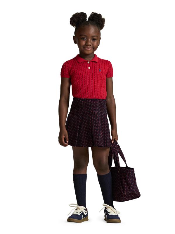 #4: تنورة سروال قصير مطبوعة للفتيات والفتيات الصغيرات - كوبر فولارد