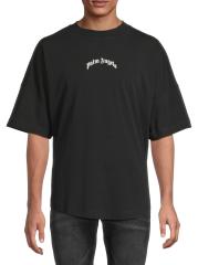 Shop Palm Angels - Back-Curved Logo T-Shirt | Saks Fifth