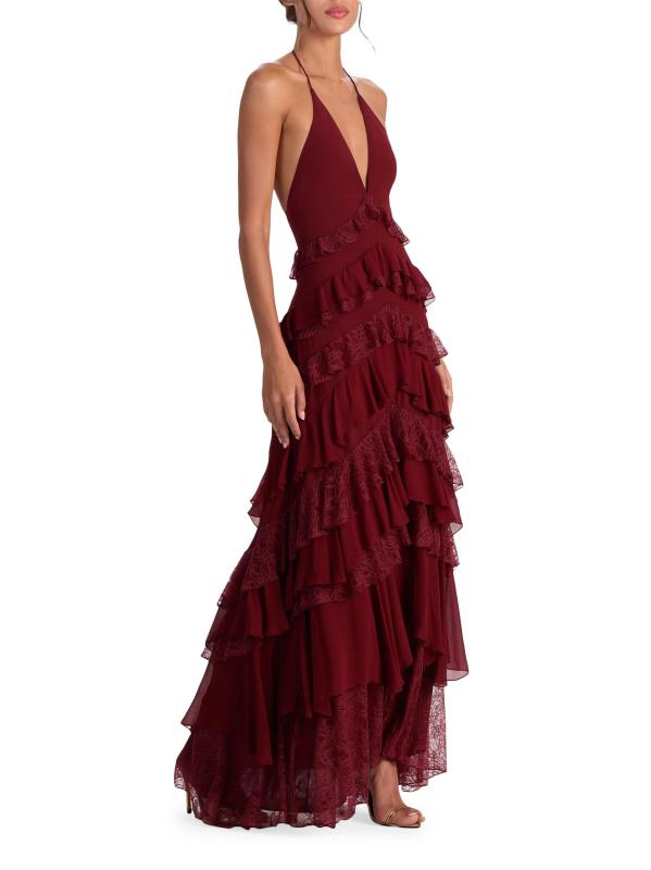 #4: فستان ليانا الطويل المكشكش - أوكسبلود