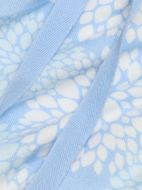 #6: بيجامة من مزيج القطن بطبعة سنوبول - أزرق الشتاء