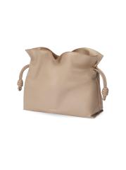 【LOEWE】フラメンコレザーポーチ フラメンコクラッチ ミニ（ナパカーフ） ベージュ - LOEWE