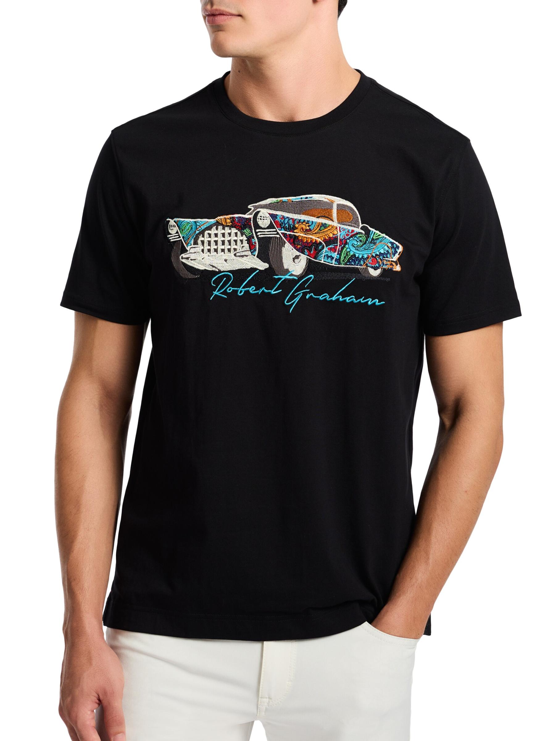 Robert Graham ★ ヴィンテージカー グラフィック Tシャツ Robert Graham - ヴィンテージカー・グラフィックTシャツ を