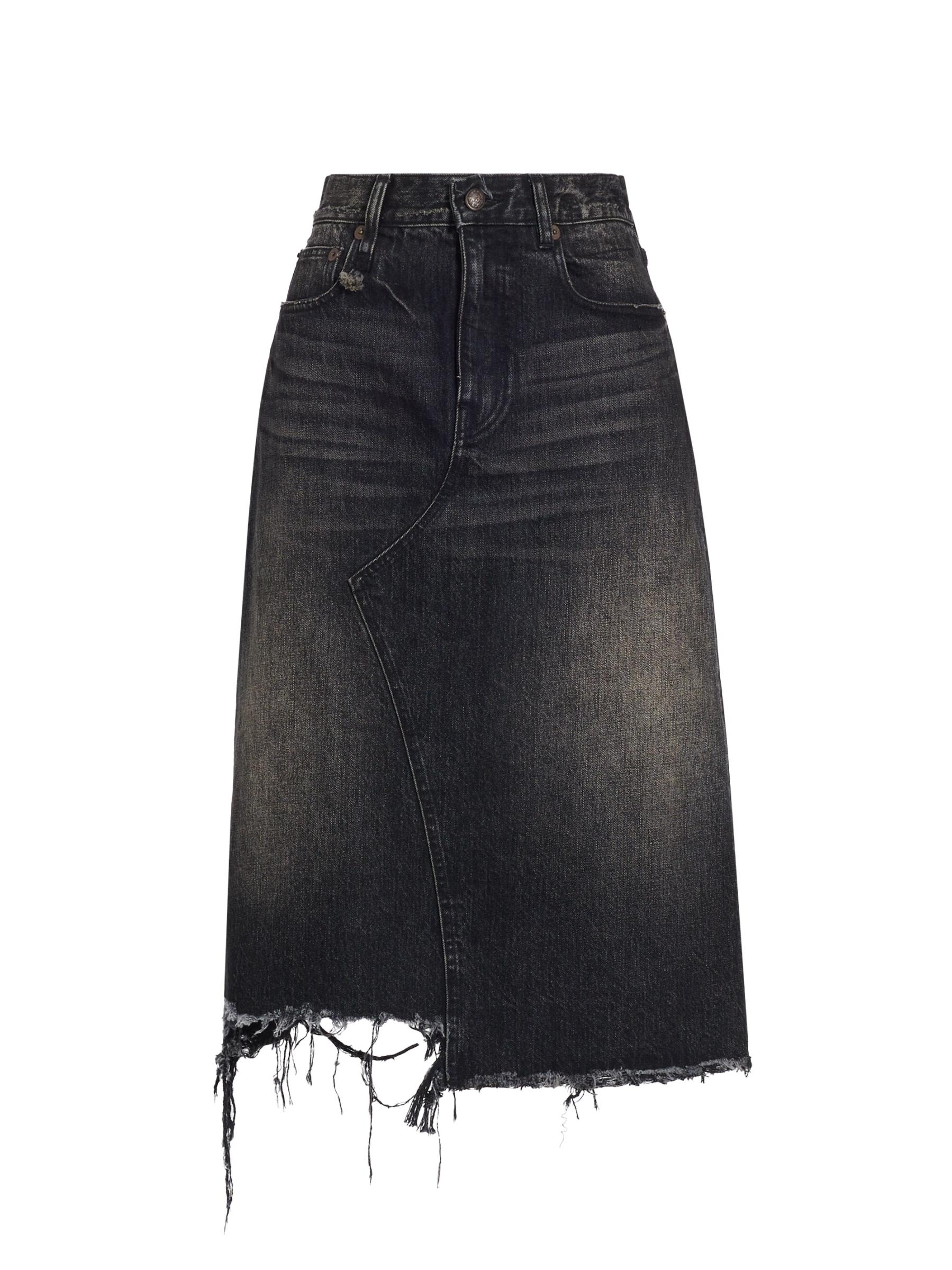 【R13】国内発送★デニムスカート R13/アールサーティーン】 JESSE SKIRT（デニムスカート）｜L