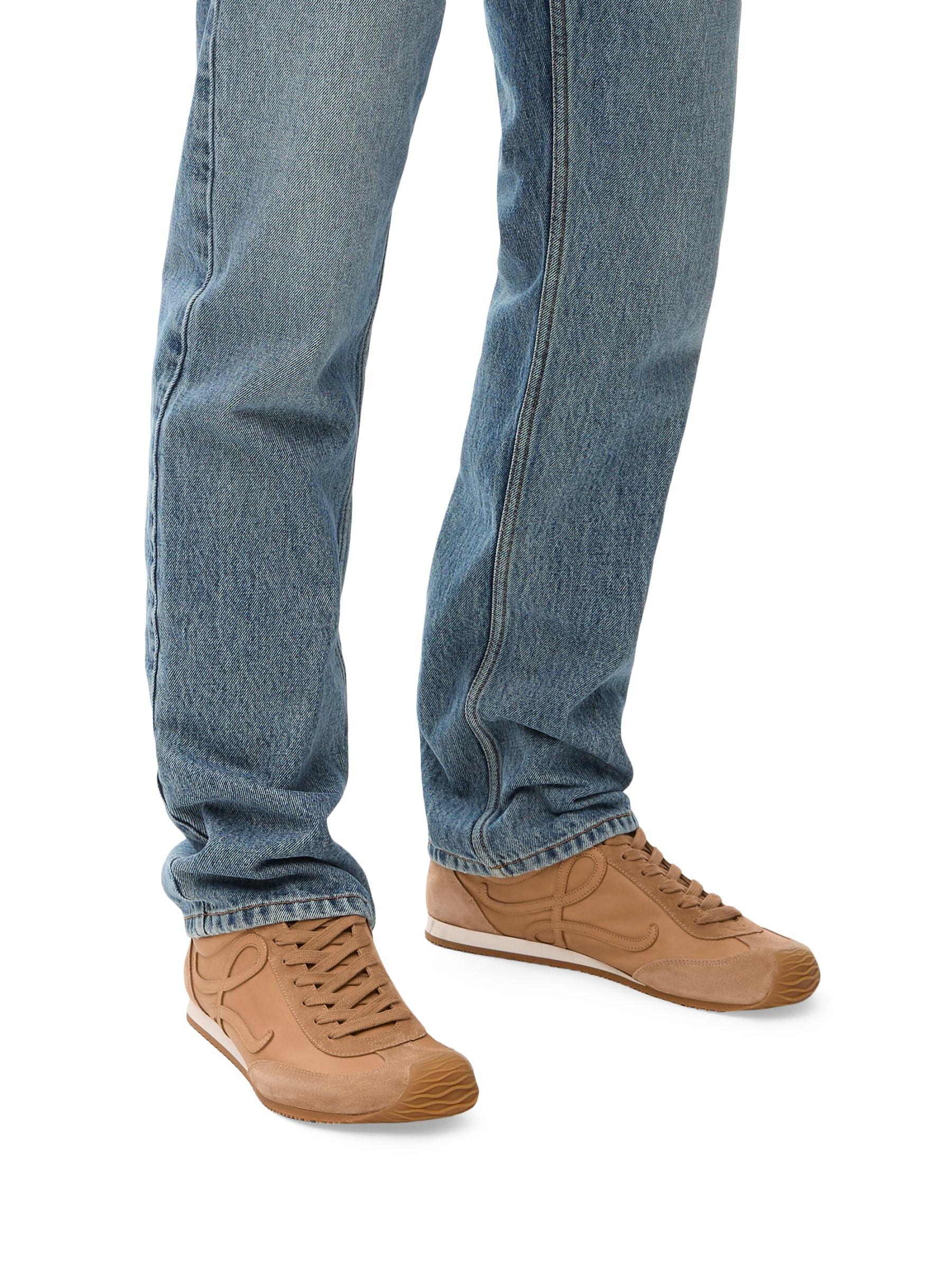 Shop Loewe - Men's Ballet Runner 2.0 Leather Low-Top