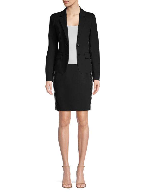 #6: بليزر بونتو ميلانو هاوندستوث المقلّم - أسود