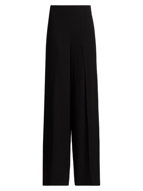 بنطال Gerogette واسع الساق من الحرير من Fellia