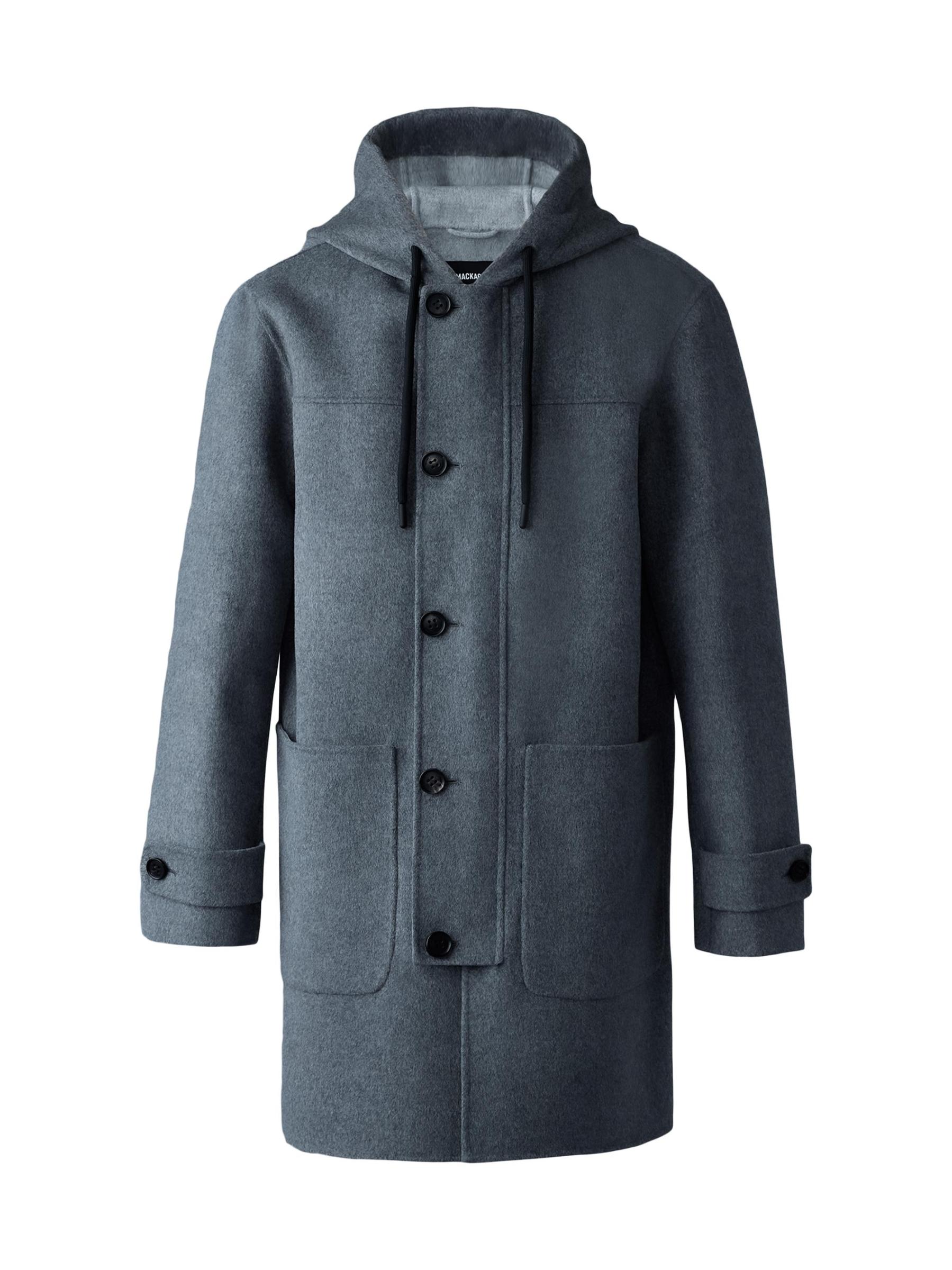 MASAKI MATSUSHIMA　Double Face Wool Coat Masaki Matsushima Homme Wool Double Breasted Long Coat, Made