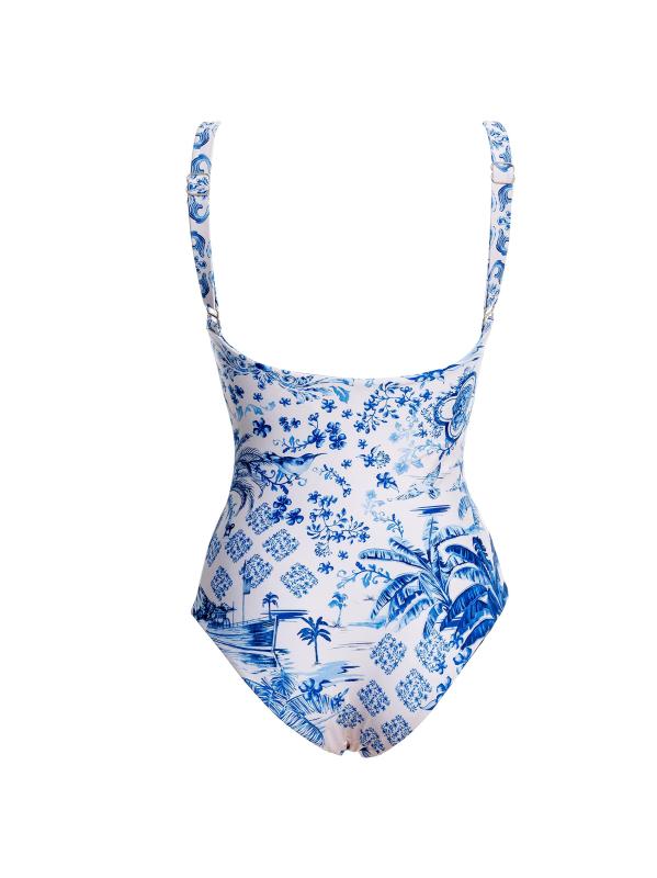 #2: ملابس السباحة ذات الوجهين من كورالين تيلز - متعدد الألوان