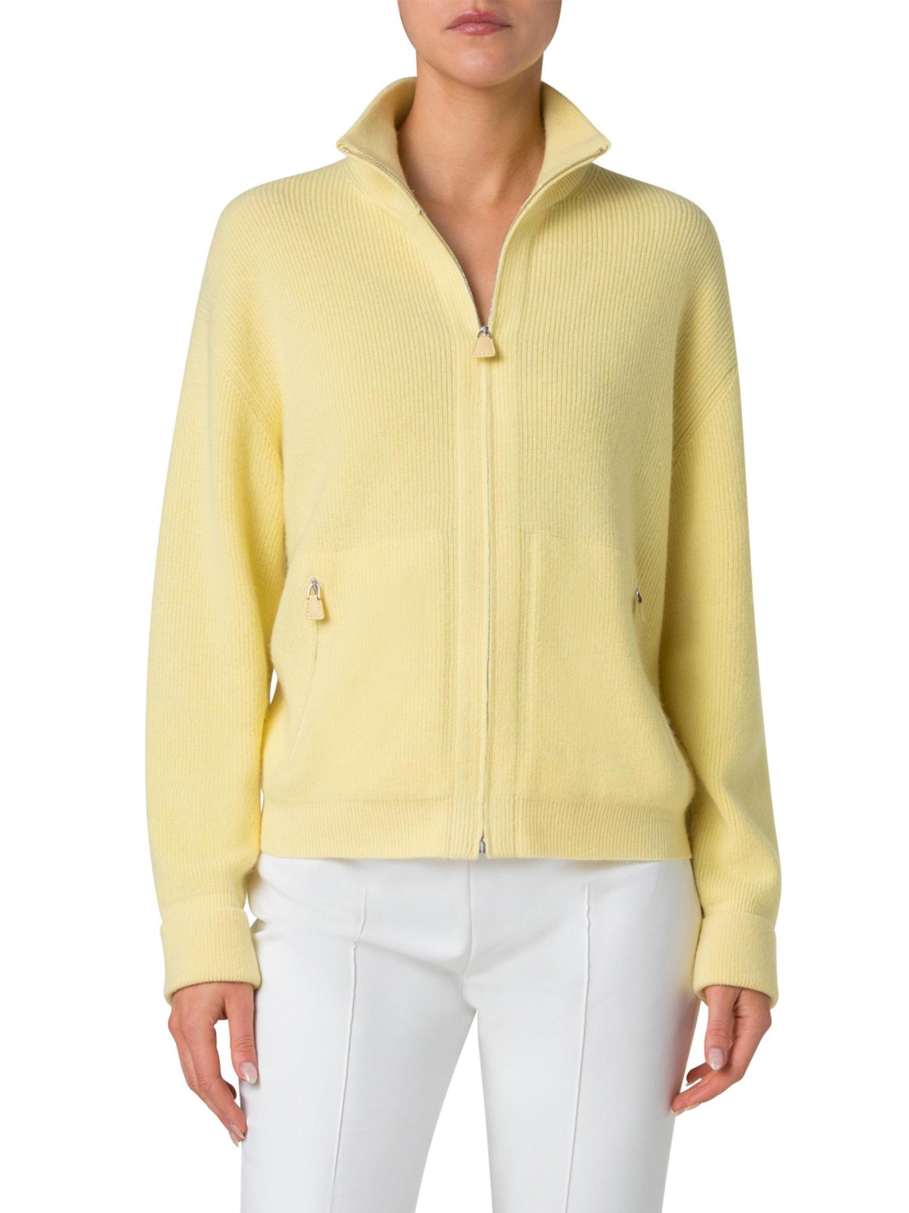 Akris - リブニット・カシミアカーディガン をオンライン購入 | Saks