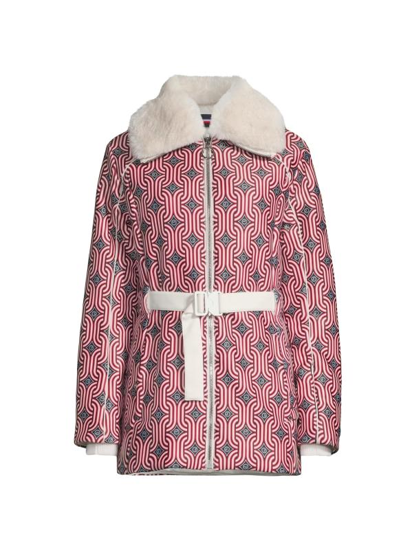 جاكيت Clea Sixties مزيّن بالفرو الصناعي