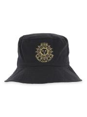 【VERSACE】新作★ロゴ ラフィア バケット ハット【関税送料込】 668c428f-327e-45ac-86bc-