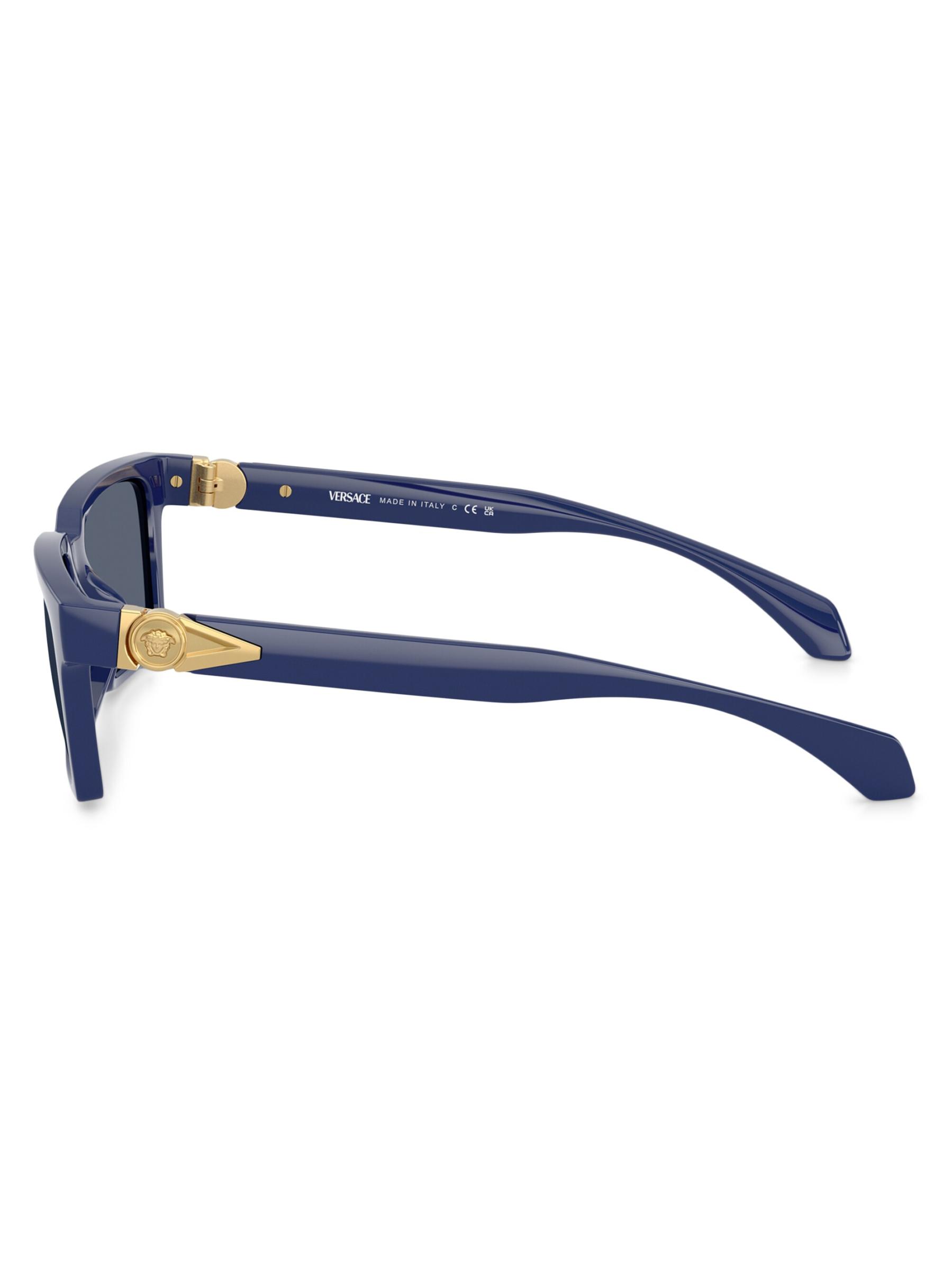 VERSACE ヴェルサーチ レクタンギュラー サングラス Grey/Gold ve-silver-sg-1.jpg