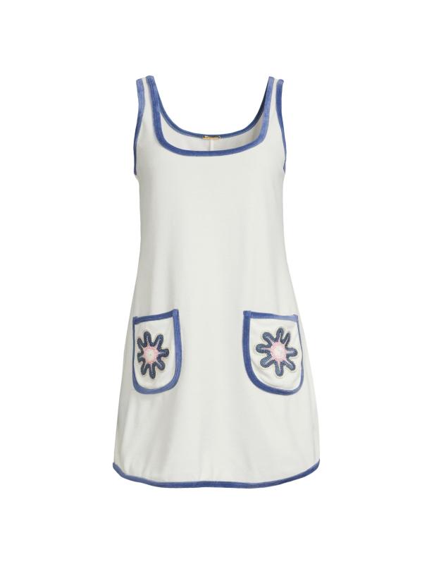 Peony Terry Minidress