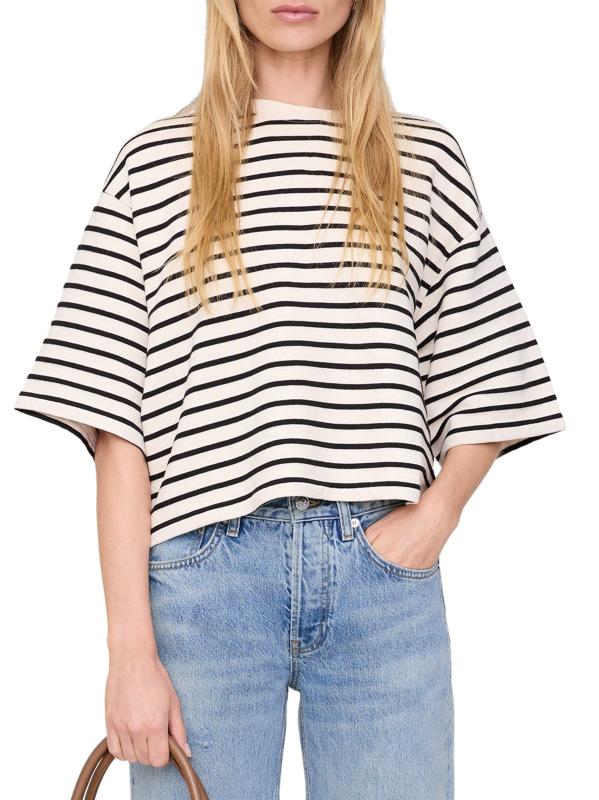 【新品】ANINE BING　アニンビン　ボーダー Tシャツ ANINE BING/アニン ビン】ALESSIA TEE border（Tシャツ