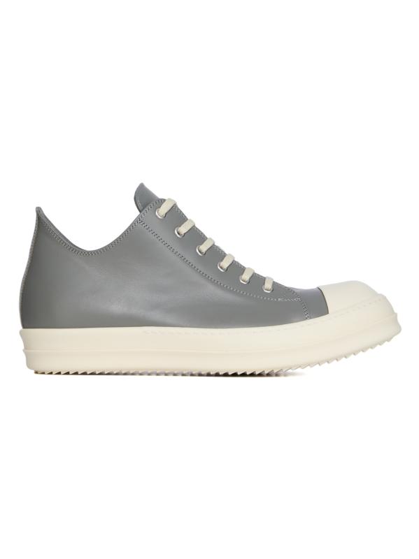 関税送料込★RICK OWENS☆レザー ロートップ スニーカー Rick Owens - レザーロートップスニーカー をオンライン購入