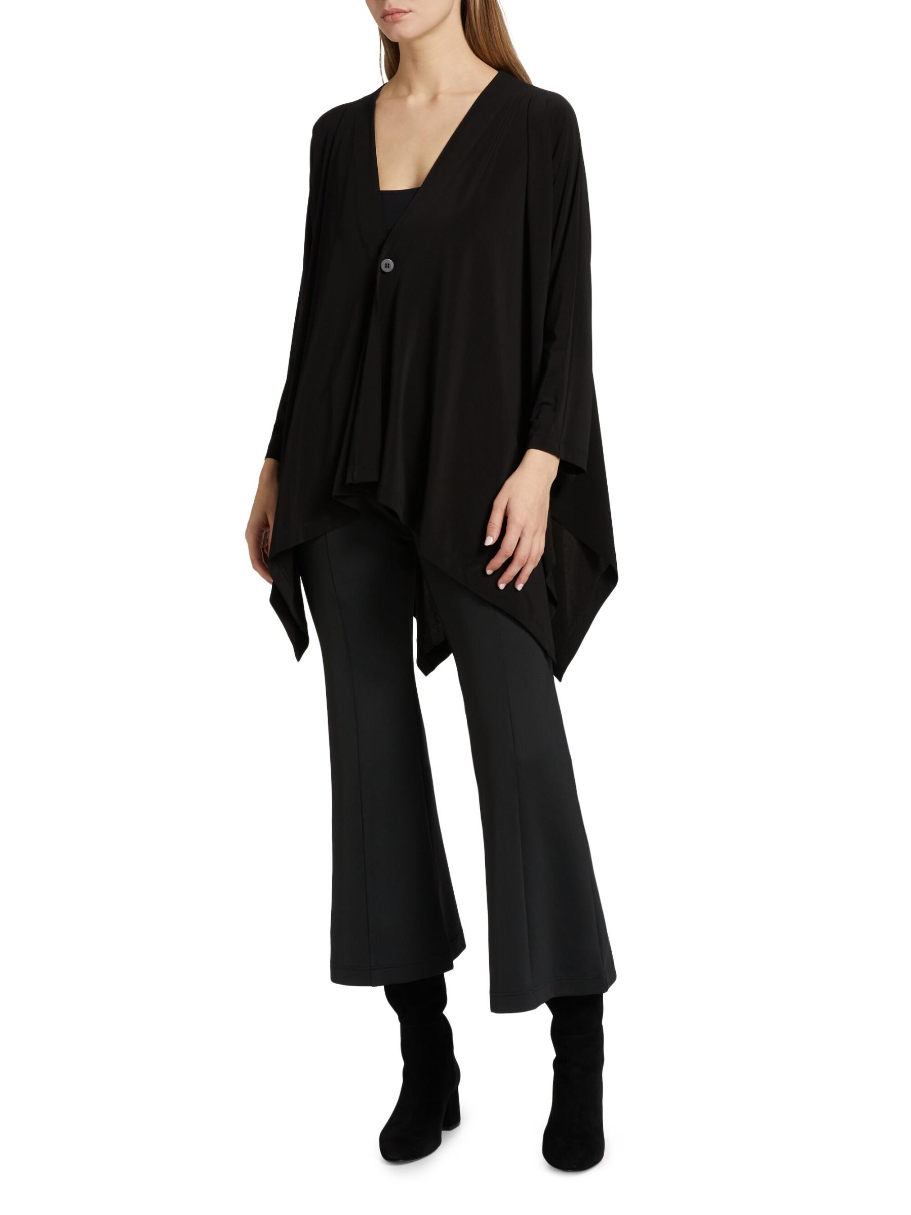 【22SS✨極美品】 イッセイミヤケ ストレッチ ドレープ カーディガン 羽織 22SS✨極美品】 イッセイミヤケ ストレッチ ドレープ