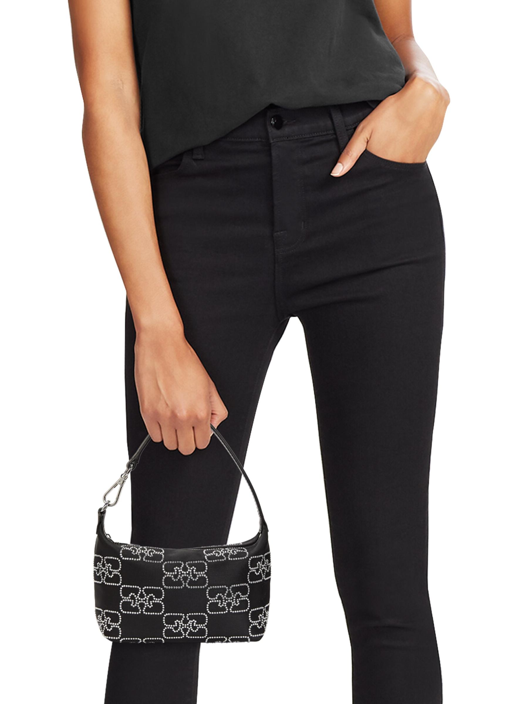 Shop GANNI - Small Butterfly Satin Small Pouch | Saks Fifth