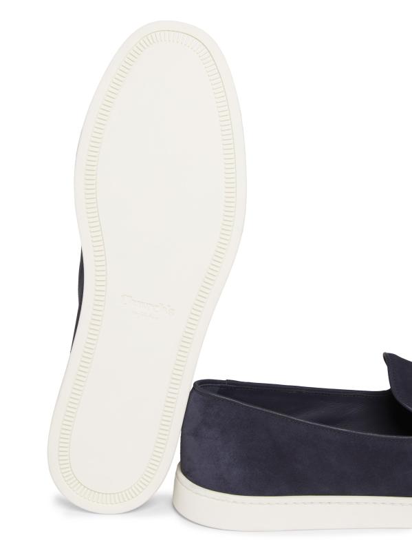 #6: حذاء بيني من الجلد المدبوغ بخياطة علوية من Peebles - القوات البحرية