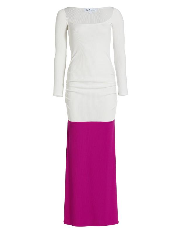 Colorblock Maxi Dress