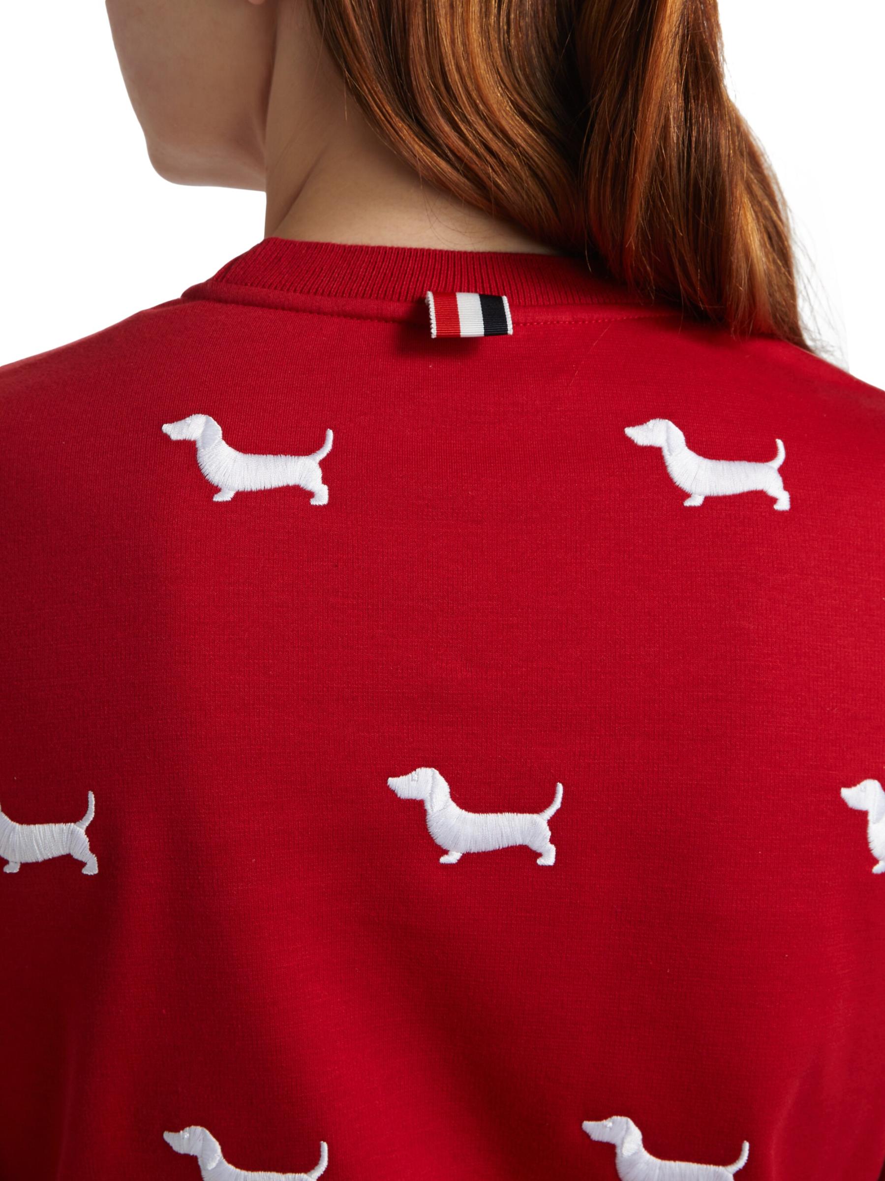 【THOM BROWNE】HECTOR DOG TSHIRT Thom Browne Kids Hector dog-print Cotton T-shirt | White