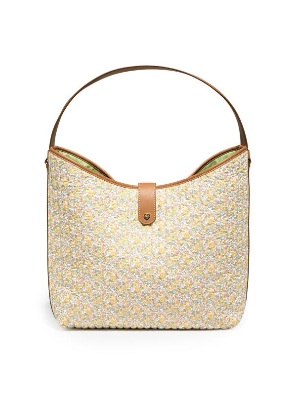 حقيبة هوبو المترهلة المطبوعة