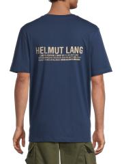 【関税込み】Helmut Lang ブルー Brooklyn Postcard Tシャツ Blue Brooklyn Postcard T-shirt by Helmut Lang on Sale
