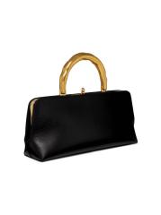 【上品】Jil Sander フォールドオーバー トップハンドルバッグ Jil Sander - スモール・ゴジ・スモール・レザー・トップ
