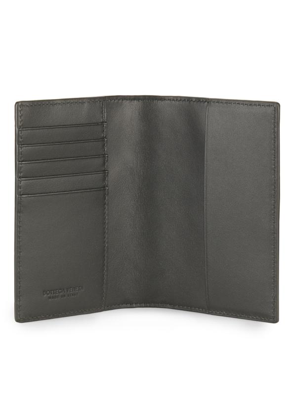 BOTTEGA VENETA イントレチャート パスポートケース カセット パスポートケース のために ウィメンズ で ブラック