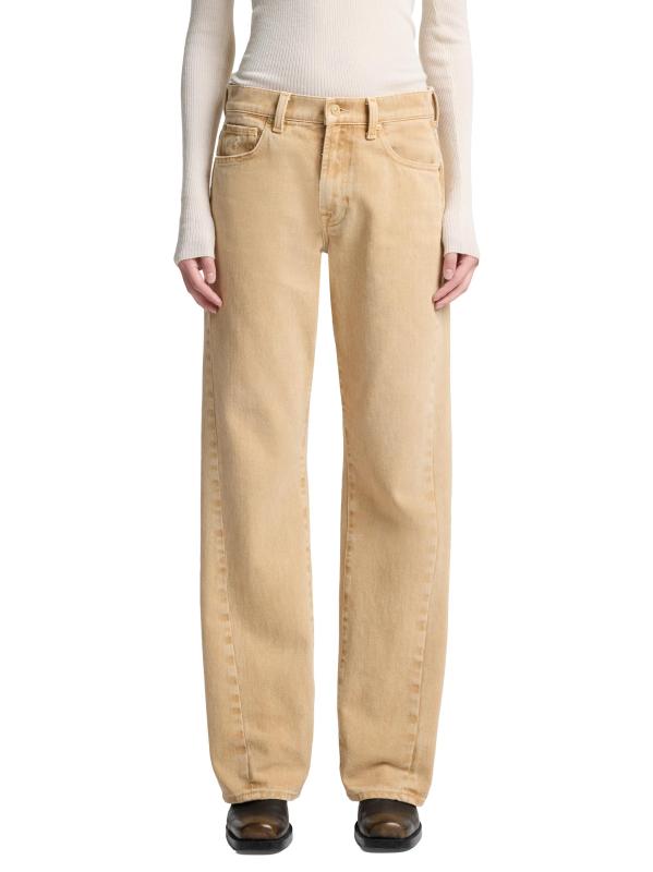 #2: بنطال تويستد تيس القطني - رمل