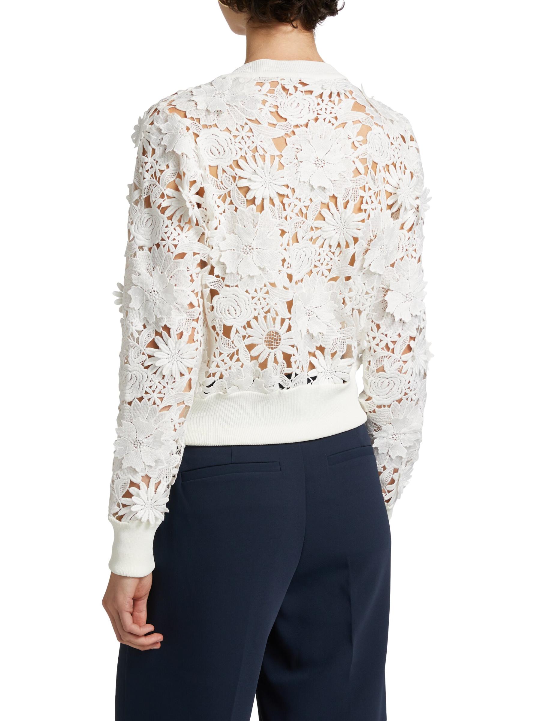カーディガン 3D FLOWER LACE CARDIGAN MIX 2 CLANE - 3D FLOWER LACE CARDIGAN - フラワーレースカーディガン