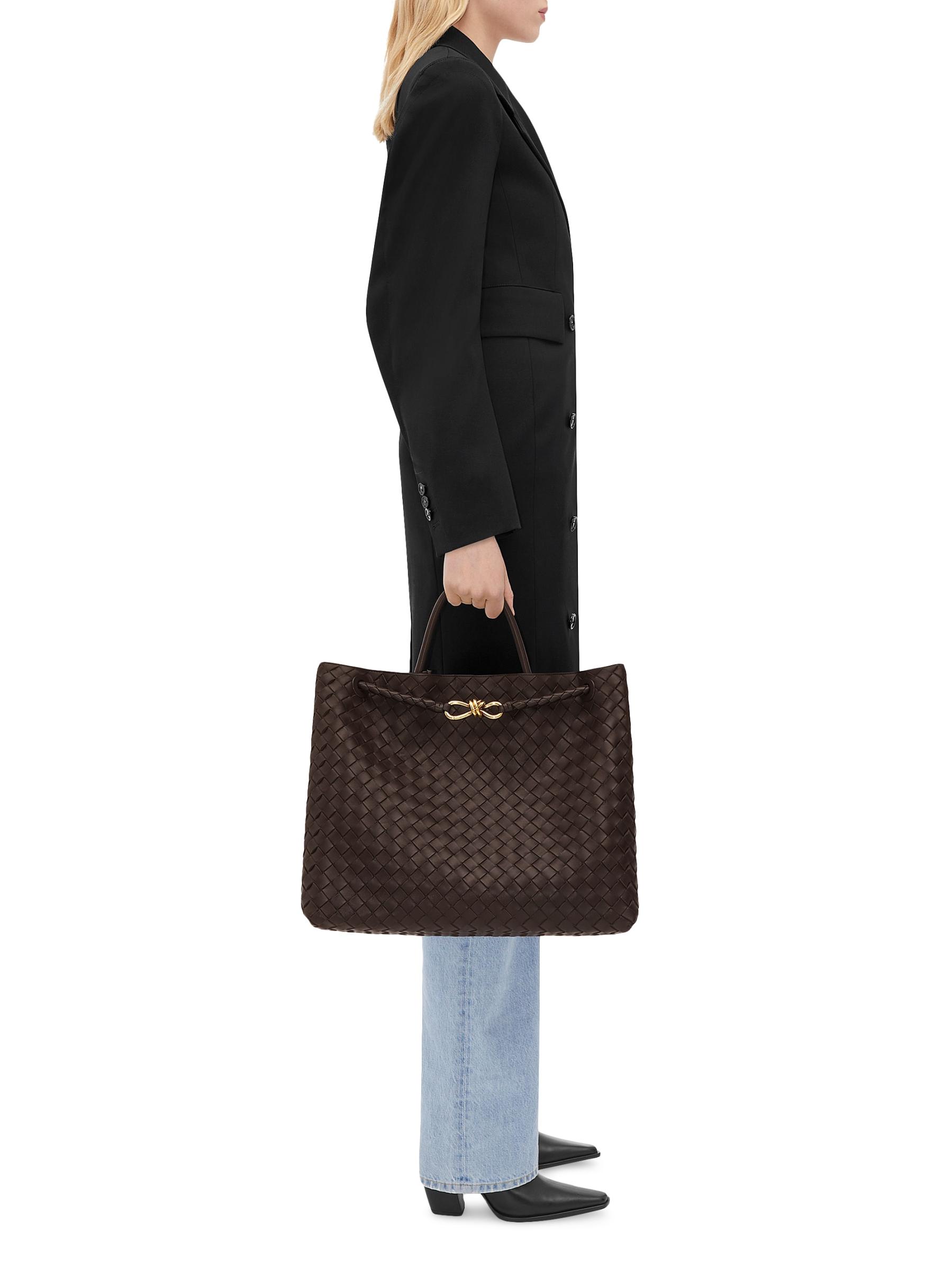 Shop Bottega Veneta - Large Andiamo Intrecciato Leather