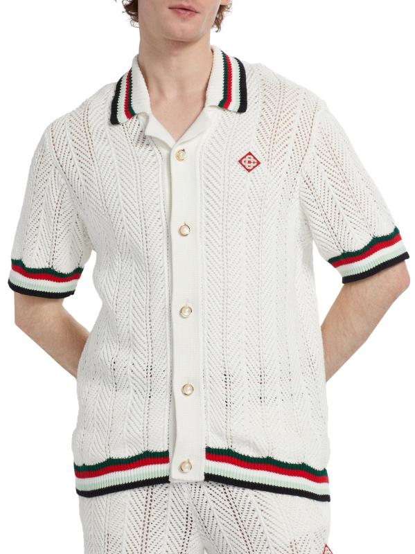 #5: قميص رياضي من القطن بالكروشيه الصناعي - عقيد الجبال