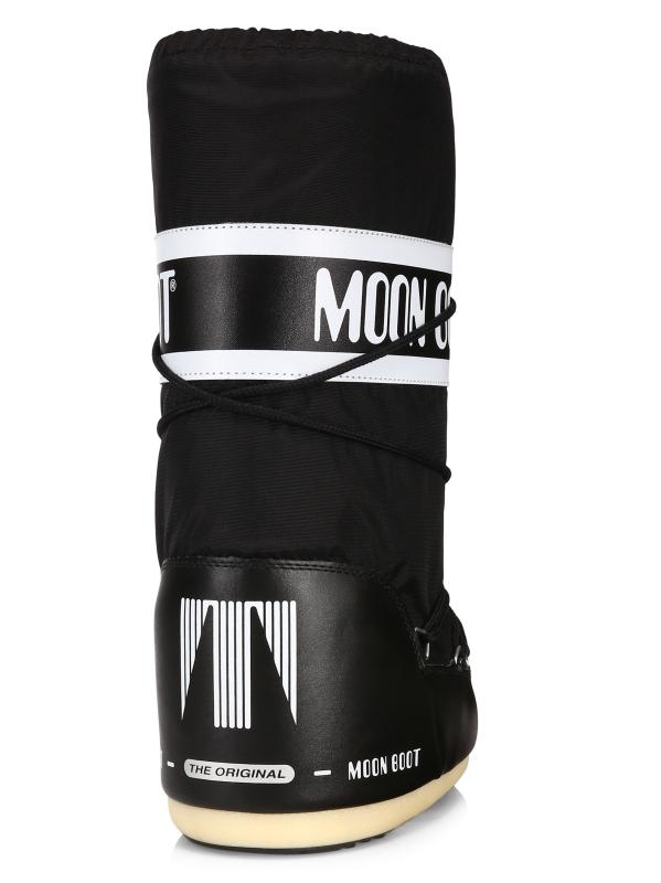 ニューシーズン ムーンブーツアイコンロゴプリントレースアップ Moon Boot - ユニセックス アイコン ナイロン スノーブーツ を