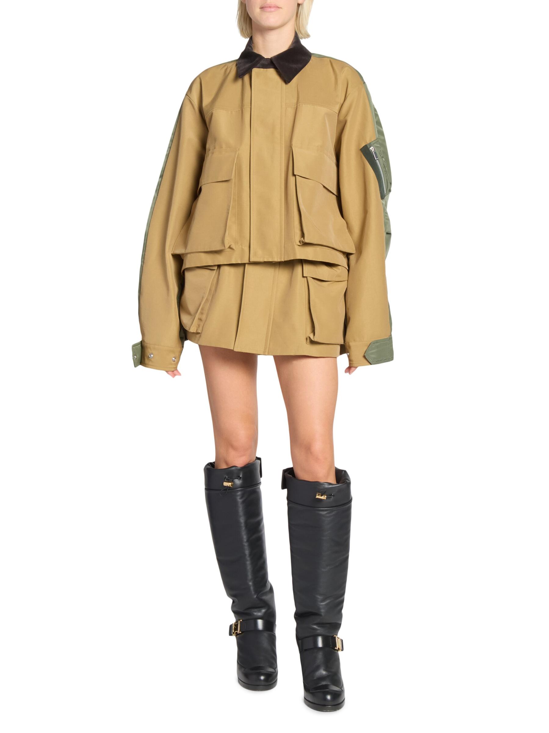 本物新品sacai ナイロンツイルブルゾン　ベージュ Nylon Twill Blouson | sacai Official Store サカイ オフィシャル