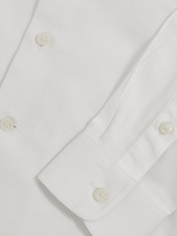 #4: قميص عشاء قطني نحيف من Little Boy
Boys - أبيض