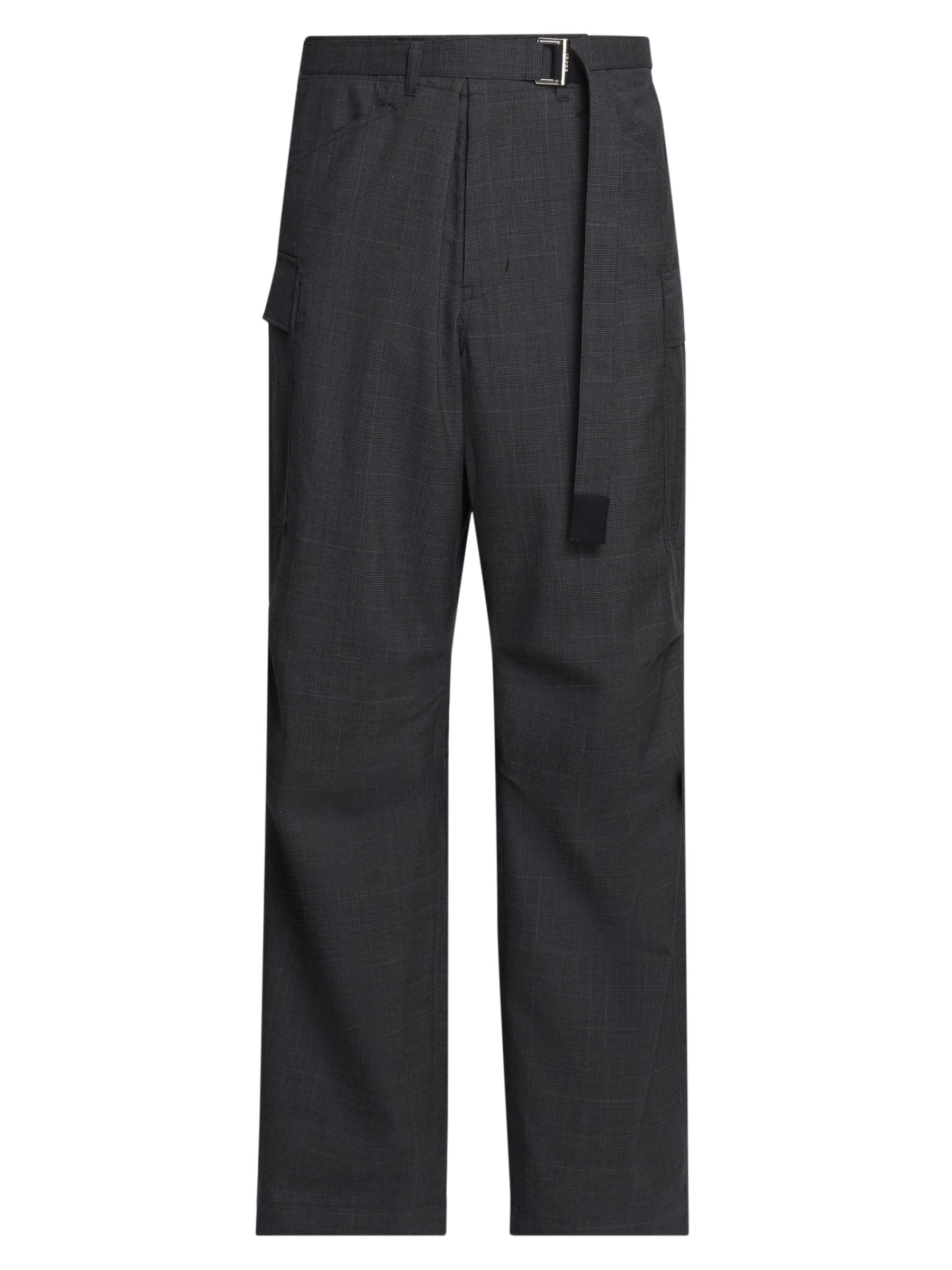 【秀逸デザイン】sacai Belted Glen Check Wool パンツ Shop Sacai - Glen Check Wool Pants | Saks Fifth Avenue Australia