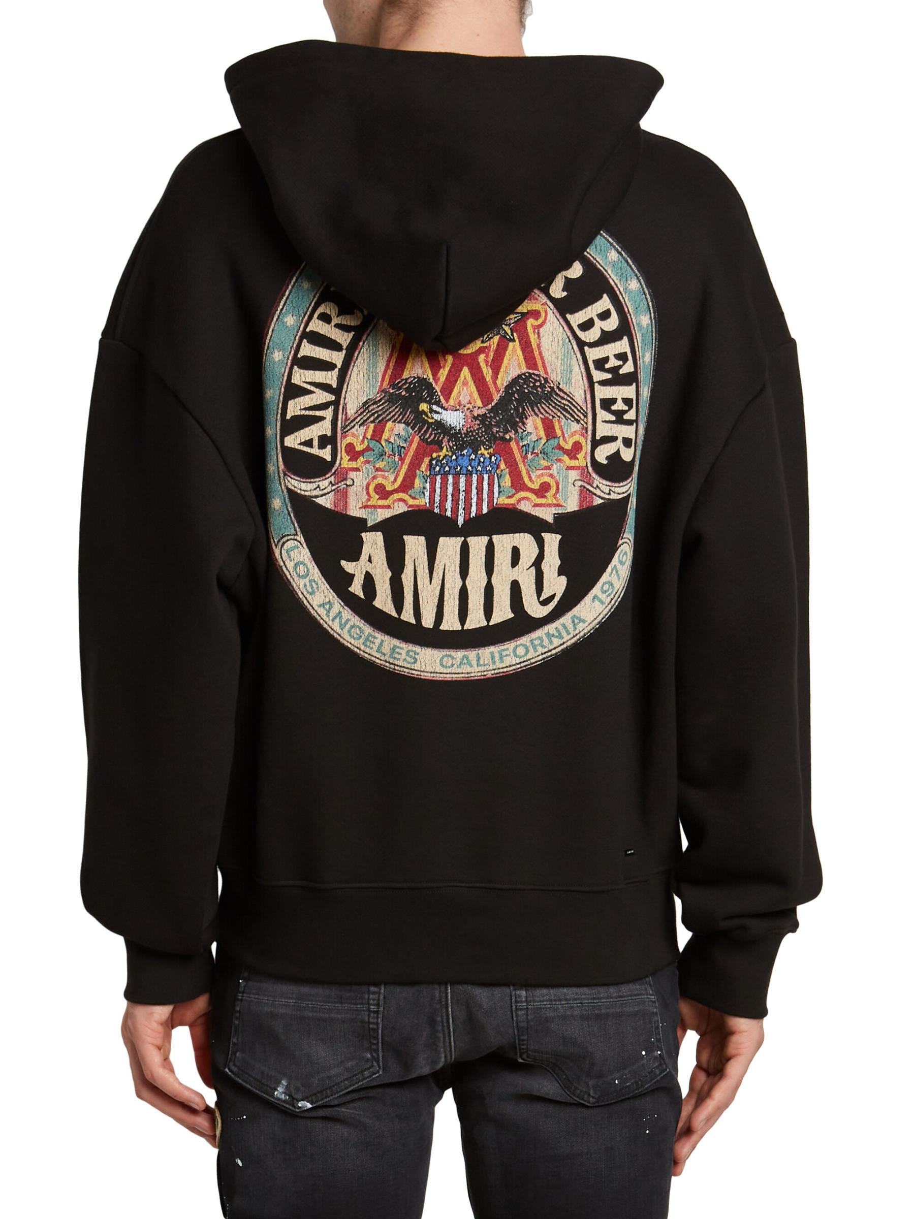 Shop Amiri - Eagle Logo Oversized Hoodie | Saks Fifth Avenue